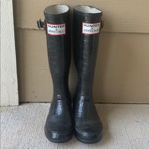 Hunter & jimmy choo rain boots!!!